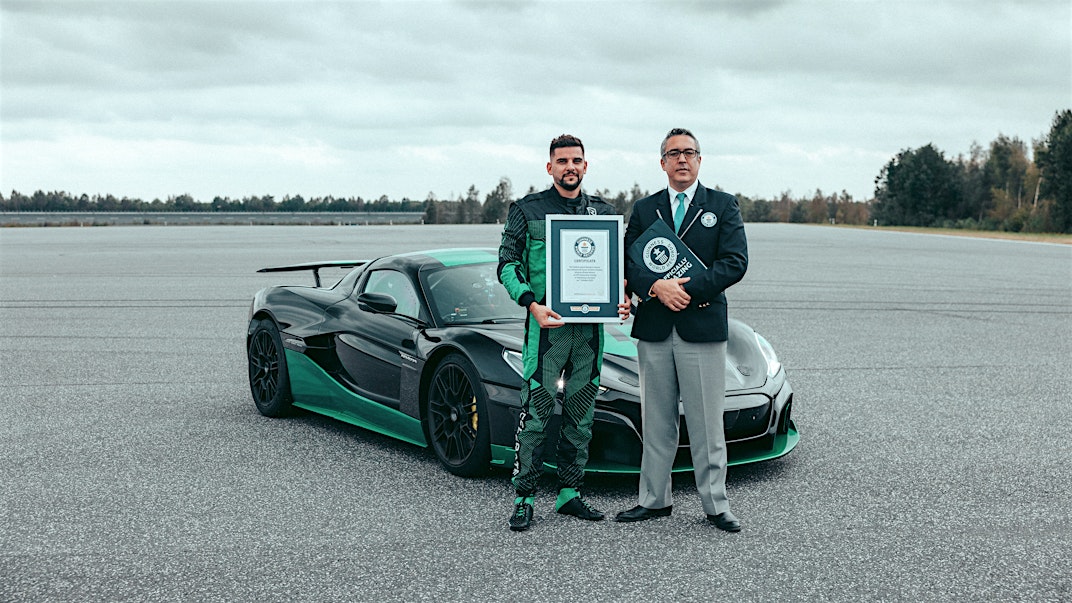 Rimac Nevera Breaks GUINNESS WORLD RECORDS™ Title… in Reverse
