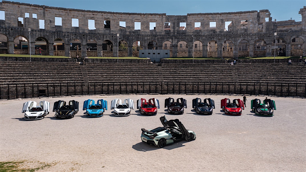 First Ever Rimac Trailblazers Tour Concludes Four-Day Journey with 9 Nevera Hypercars