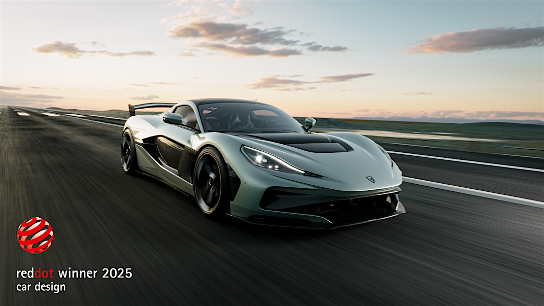 Rimac Nevera R Wins Prestigious Red Dot Design Award 